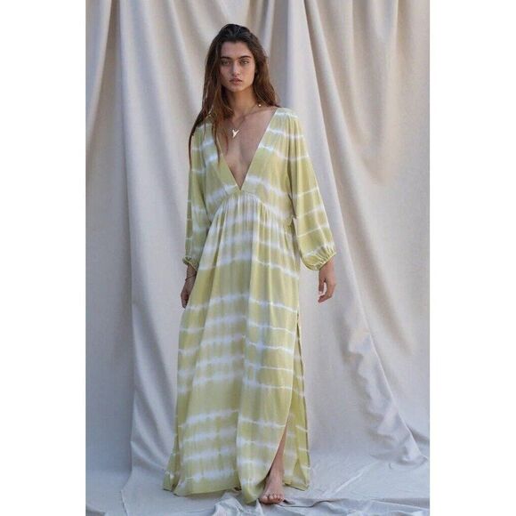 NEW JEN’S PIRATE BOOTY SHENANDOAH KAFTAN TIE DYE DRESS - Picture 1 of 4